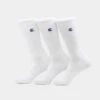 Champion 3 Pack C Logo Crew Socks White -Mitchell & Ness Shop 06008262 YW100 default 00010