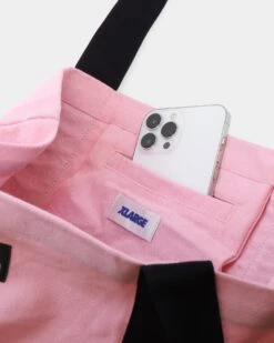 XLARGE 91 Contrast Tote Bag Black/Pink -Mitchell & Ness Shop 06008944 YB025 default 0040