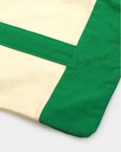 XLARGE 91 Contrast Tote Bag Natural/Green -Mitchell & Ness Shop 06008944 YN009 default 00060