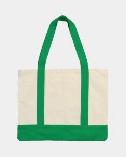 XLARGE 91 Contrast Tote Bag Natural/Green -Mitchell & Ness Shop 06008944 YN009 default 00070