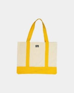 XLARGE 91 Contrast Tote Bag Natural/Yellow