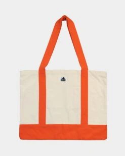 XLARGE 91 Contrast Tote Bag Natural/Orange