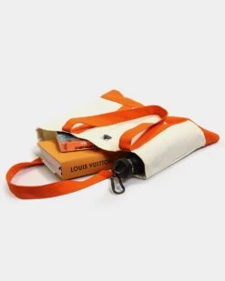 XLARGE 91 Contrast Tote Bag Natural/Orange -Mitchell & Ness Shop 06008944 YN096 default 0050