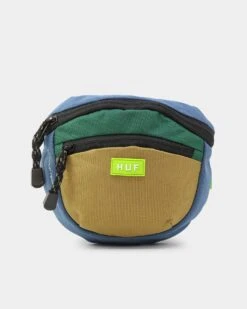 HUF Bunker Shoulder Bag Blue/Green -Mitchell & Ness Shop 06009461 YX036 default 0010
