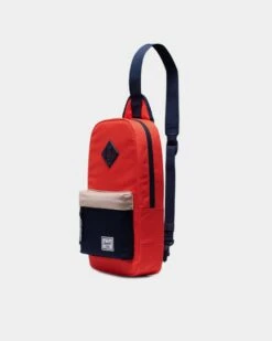 Herschel Bag Co Heritage Shoulder Bag Grenadine/Peacoat/Light Taupe -Mitchell & Ness Shop 06009594 YG199 default 0020