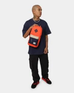 Herschel Bag Co Heritage Shoulder Bag Grenadine/Peacoat/Light Taupe -Mitchell & Ness Shop 06009594 YG199 mens 0016