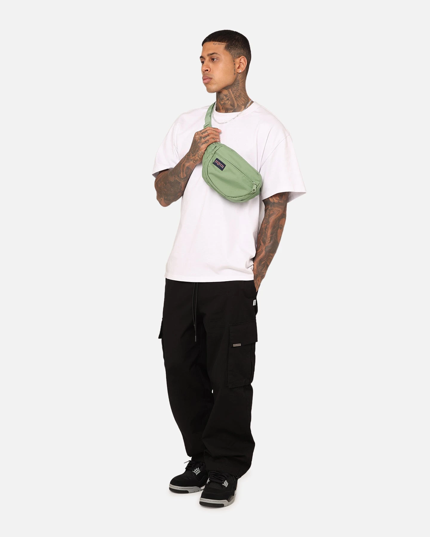 JanSport Fifth Avenue Bum Bag Loden Frost JanSport Fifth Avenue Bum Bag Loden Frost -Mitchell & Ness Shop 06009921 YL181 mens 0015