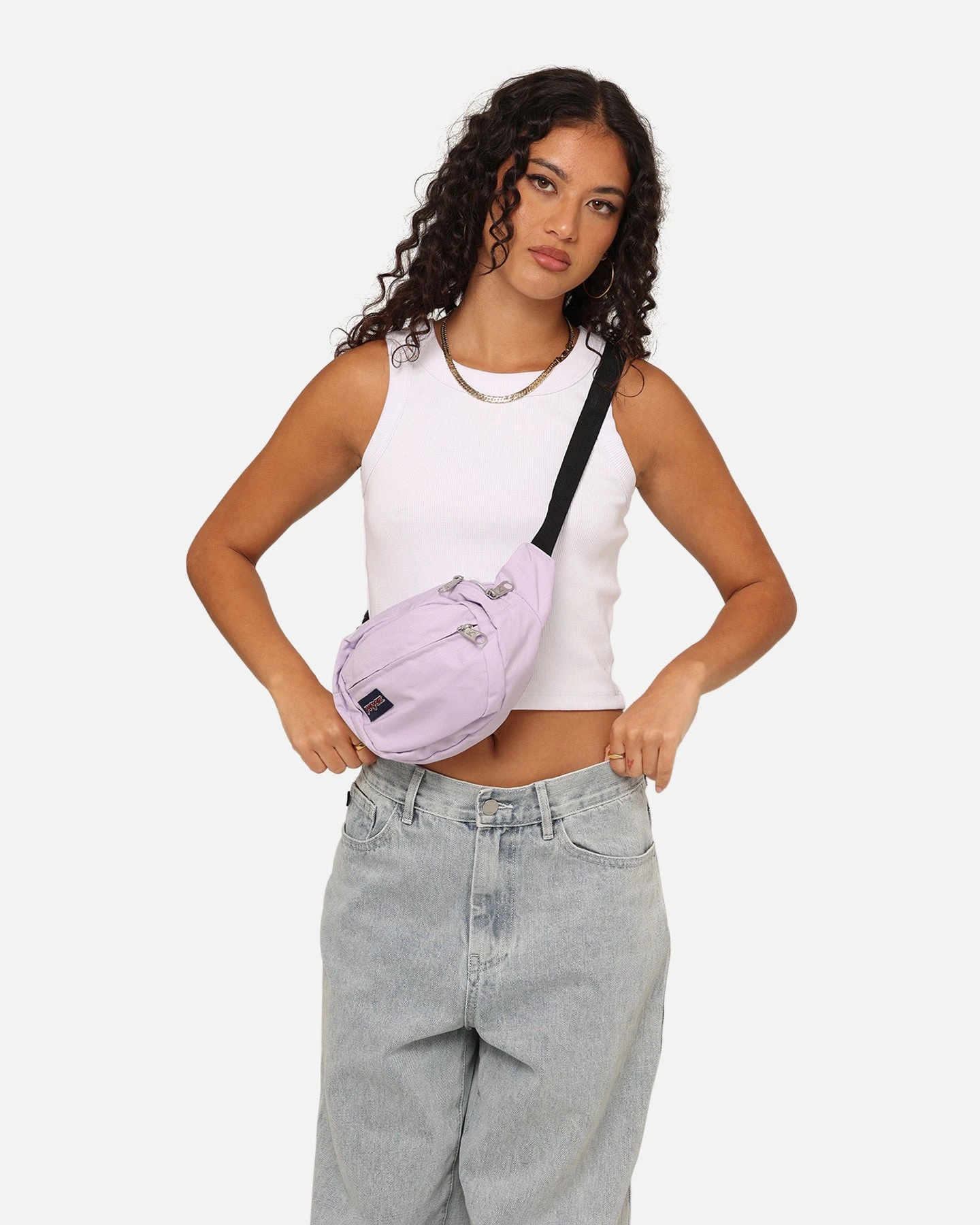 JanSport Fifth Avenue Bum Bag Pastel Lilac JanSport Fifth Avenue Bum Bag Pastel Lilac -Mitchell & Ness Shop 06009921 YP565 womens 009