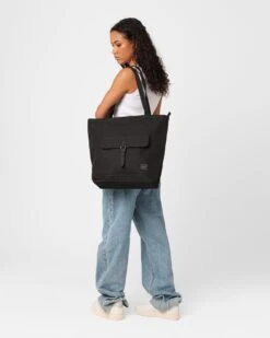Herschel Bag Co Retreat Tote Bag Black Tonal -Mitchell & Ness Shop 06010312 YD828 womens 0015