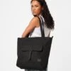 Herschel Bag Co Retreat Tote Bag Black Tonal -Mitchell & Ness Shop 06010312 YD828 womens 009