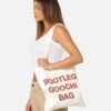 Secret Club Bootleg Goochi Tote Bag Creme -Mitchell & Ness Shop 06010863 YC624 womens 009