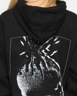 XXXtentacion Men's Bad Vibes Hoodie Black -Mitchell & Ness Shop 08000375 YB001 womens 0023