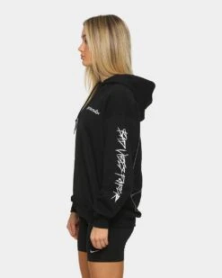XXXtentacion Men's Bad Vibes Hoodie Black -Mitchell & Ness Shop 08000375 YB001 womens 0025
