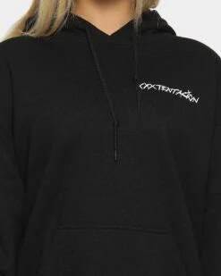 XXXtentacion Men's Bad Vibes Hoodie Black -Mitchell & Ness Shop 08000375 YB001 womens 0026