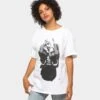 TUPAC Finger Short-Sleeve T-Shirt White -Mitchell & Ness Shop 08000433 YW100 womens 0000020