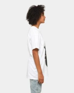 TUPAC Finger Short-Sleeve T-Shirt White -Mitchell & Ness Shop 08000433 YW100 womens 0000024
