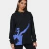 XXXTentacion Prosper Photo Long Sleeve T-Shirt Black Wash -Mitchell & Ness Shop 08000517 YB295 womens 0010