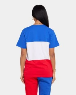Billion Dollar Baby Tricolour T-Shirt Red/White/Blue -Mitchell & Ness Shop 08000580 YR083 womens 0040
