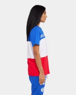 Billion Dollar Baby Tricolour T-Shirt Red/White/Blue -Mitchell & Ness Shop 08000580 YR083 womens 0050