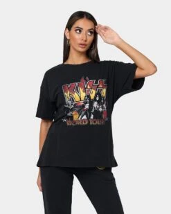 KISS Bravado Women's Hotter Than Hell T-Shirt Black