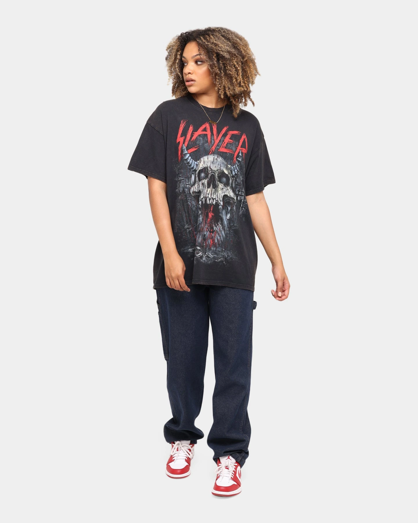 Slayer Men's Bloodrain Short Sleeve T-Shirt Black Wash Slayer Men's Bloodrain Short Sleeve T-Shirt Black Wash -Mitchell & Ness Shop 08000643 YB295 womens 0030