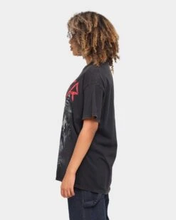 Slayer Men's Bloodrain Short Sleeve T-Shirt Black Wash 7 Slayer Men's Bloodrain Short Sleeve T-Shirt Black Wash -Mitchell & Ness Shop 08000643 YB295 womens 0070