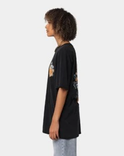 Space Jam Basketball Vintage T-Shirt Washed Black -Mitchell & Ness Shop 08000664 YW607 womens 0060