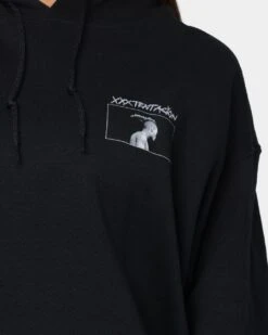 XXXTentacion What Are You Afraid Of Hoodie Black 4 XXXTentacion What Are You Afraid Of Hoodie Black -Mitchell & Ness Shop 08000687 YB001 womens 0030