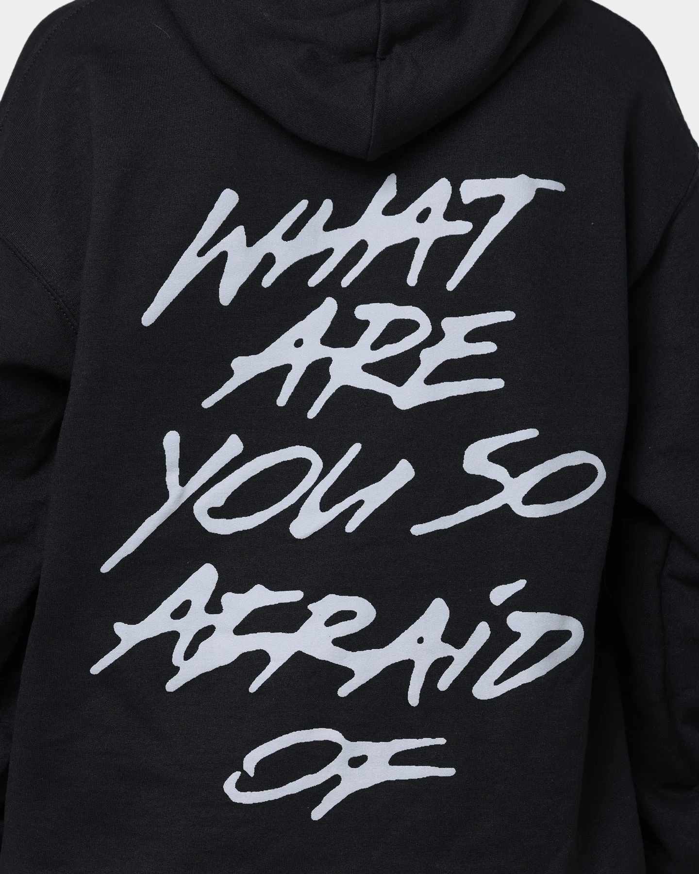 XXXTentacion What Are You Afraid Of Hoodie Black XXXTentacion What Are You Afraid Of Hoodie Black -Mitchell & Ness Shop 08000687 YB001 womens 0080
