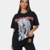 Iron Maiden Killer Face T-Shirt Black Wash -Mitchell & Ness Shop 08000694 YB295 womens 0010 678eca24 b7c7 4ed9 9852 3f25905f920f