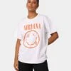 Nirvana Smiley Logo 2 T-Shirt White