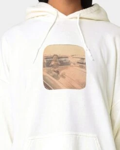 Notorious B.I.G Baby Car Hoodie Off White -Mitchell & Ness Shop 08000727 YO007 womens 030