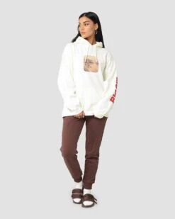 Notorious B.I.G Baby Car Hoodie Off White -Mitchell & Ness Shop 08000727 YO007 womens 070