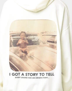 Notorious B.I.G Baby Car Hoodie Off White -Mitchell & Ness Shop 08000727 YO007 womens 080