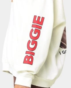 Notorious B.I.G Baby Car Hoodie Off White -Mitchell & Ness Shop 08000727 YO007 womens 090