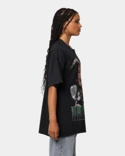 Whitney Houston Always Love You T-Shirt Black Wash 6 Whitney Houston Always Love You T-Shirt Black Wash -Mitchell & Ness Shop 08000744 YB295 womens 0050