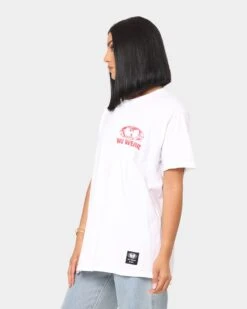 Wu Wear Merch Again & Again T-Shirt White -Mitchell & Ness Shop 08000748 YW100 womens 0060