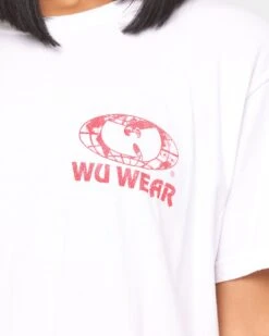 Wu Wear Merch Again & Again T-Shirt White -Mitchell & Ness Shop 08000748 YW100 womens 0080