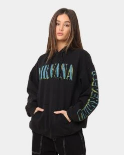 Nirvana Nevermind Hoodie Black Wash