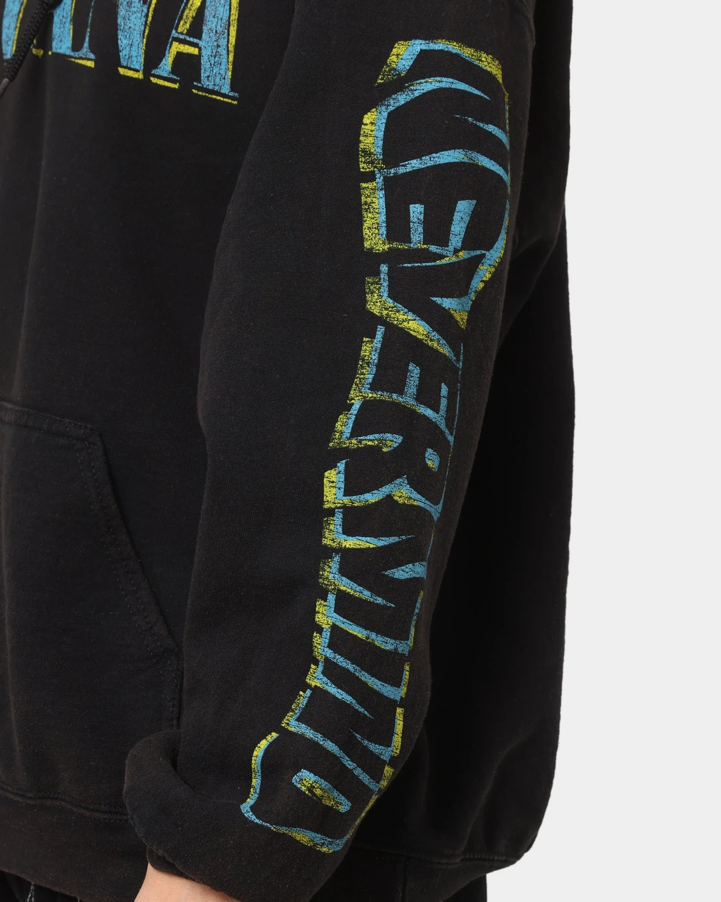 Nirvana Nevermind Hoodie Black Wash Nirvana Nevermind Hoodie Black Wash -Mitchell & Ness Shop 08000783 YB295 womens 0070