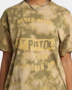 Sex Pistols Nevermind '77 Tie Dye T-Shirt Multi-coloured -Mitchell & Ness Shop 08000793 YM010 womens 0030