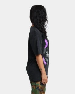 Nas The World Is Yours Washed Black -Mitchell & Ness Shop 08000802 YW607 womens 0050