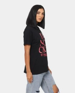 My Chemical Romance I'm Not Okay T-Shirt Black -Mitchell & Ness Shop 08000816 YB001 womens 0050