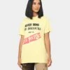 Sex Pistols Never Mind The Bollocks T-Shirt Yellow -Mitchell & Ness Shop 08000818 YY001 womens 0010