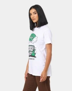Green Day Welcome To Paradise T-Shirt White -Mitchell & Ness Shop 08000856 YW100 womens 0060