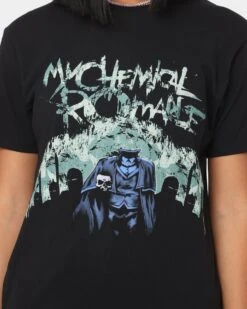 My Chemical Romance Knight Procession T-Shirt Black -Mitchell & Ness Shop 08000862 YB001 womens 0030