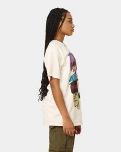 Gorillaz Face Grid T-Shirt Off White -Mitchell & Ness Shop 08000901 YO007 womens 0050