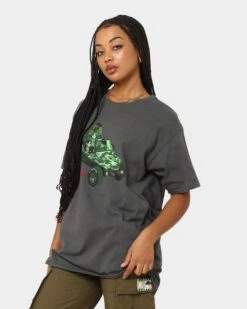 Gorillaz Green Geep T-Shirt Navy -Mitchell & Ness Shop 08000908 YQ001 womens 0060