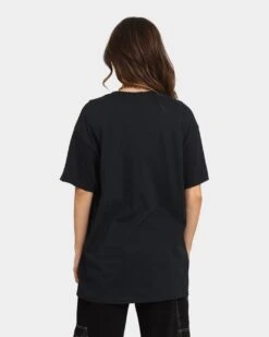 Green Day Green Lean T-Shirt Black -Mitchell & Ness Shop 08000909 YB001 womens 0040