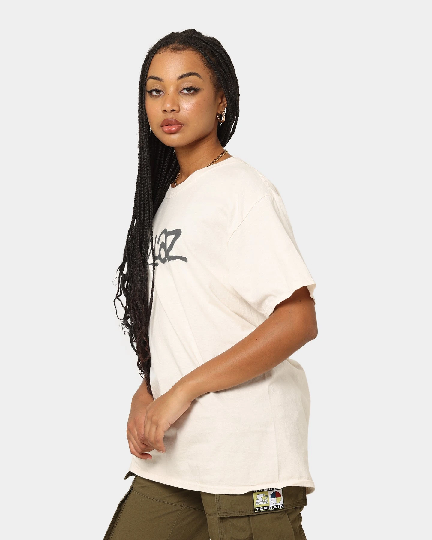 Gorillaz Writing Logo T-Shirt Off White Gorillaz Writing Logo T-Shirt Off White -Mitchell & Ness Shop 08000934 YO007 womens 0060